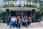 NPJ/FAPAR realiza visita técnica à Justiça Federal